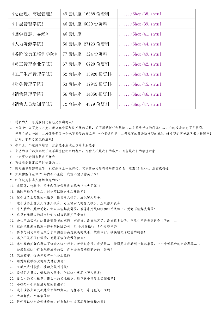 保险公司销售话术大全.docx_第2页