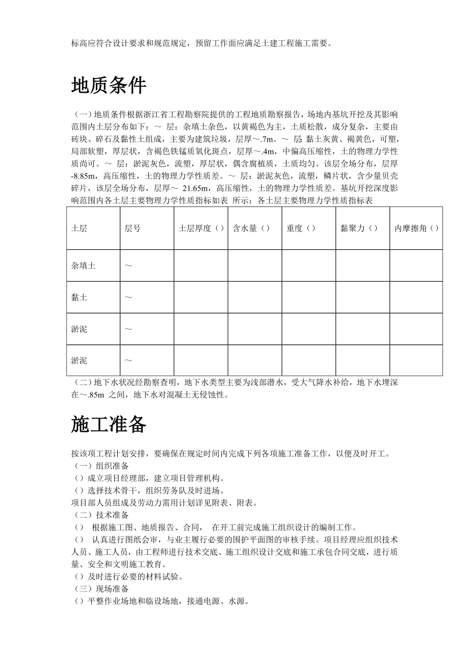 某大厦基坑支护施工组织设计方案(DOC16页).doc_第3页