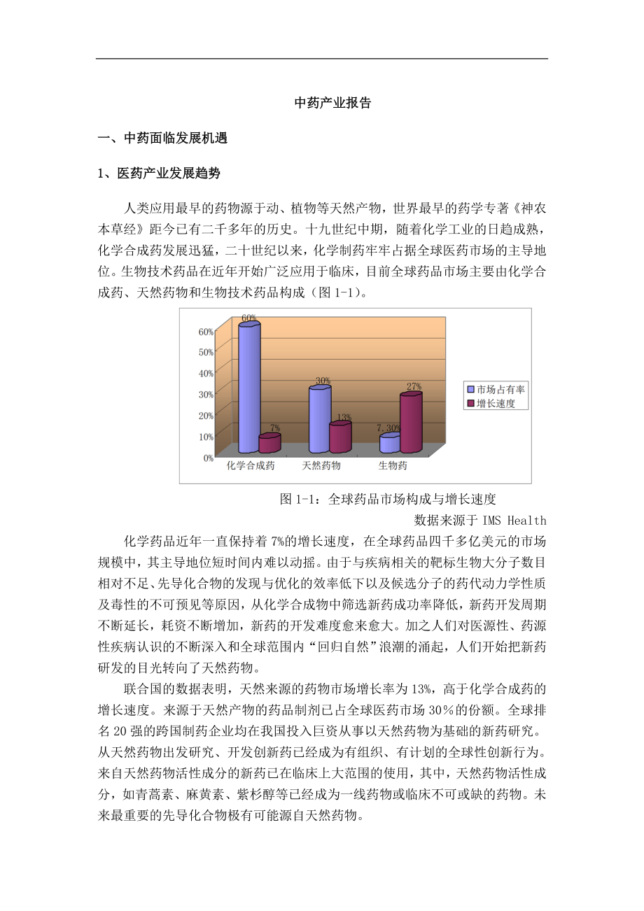 中药产业报告(DOC11)(1).docx_第1页