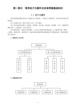 常用电子元器件及安装焊接基础知识.docx