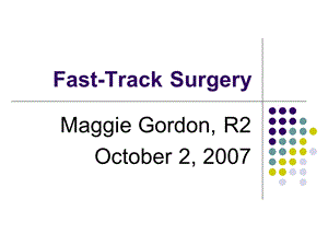 FastTrack Surgery.ppt