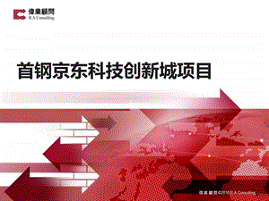 伟业顾问廊坊大厂首钢京东科技创新城项目营销策划报告.ppt