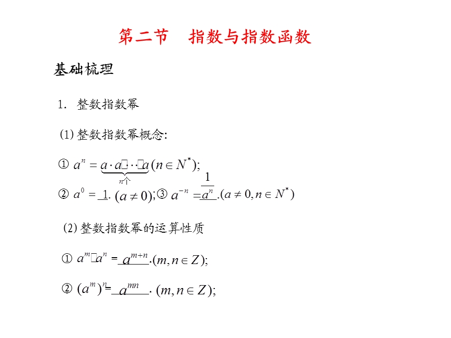 高考数学总复习精品课件（苏教版）：第三单元第二节 指数与指数函数.ppt_第1页