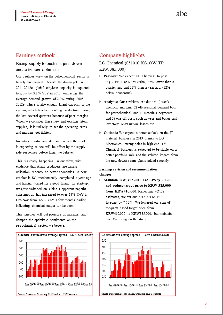 KOREAREFININGANDCHEMICALS：4Q12EARNINGSPREVIEWBETWEENHOPEANDREALITY0116.ppt_第3页