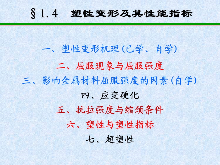 教学课件PPT塑性变形及其性能指标.ppt_第2页