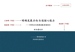 战略项目建议书模版使用说明版(ppt).ppt