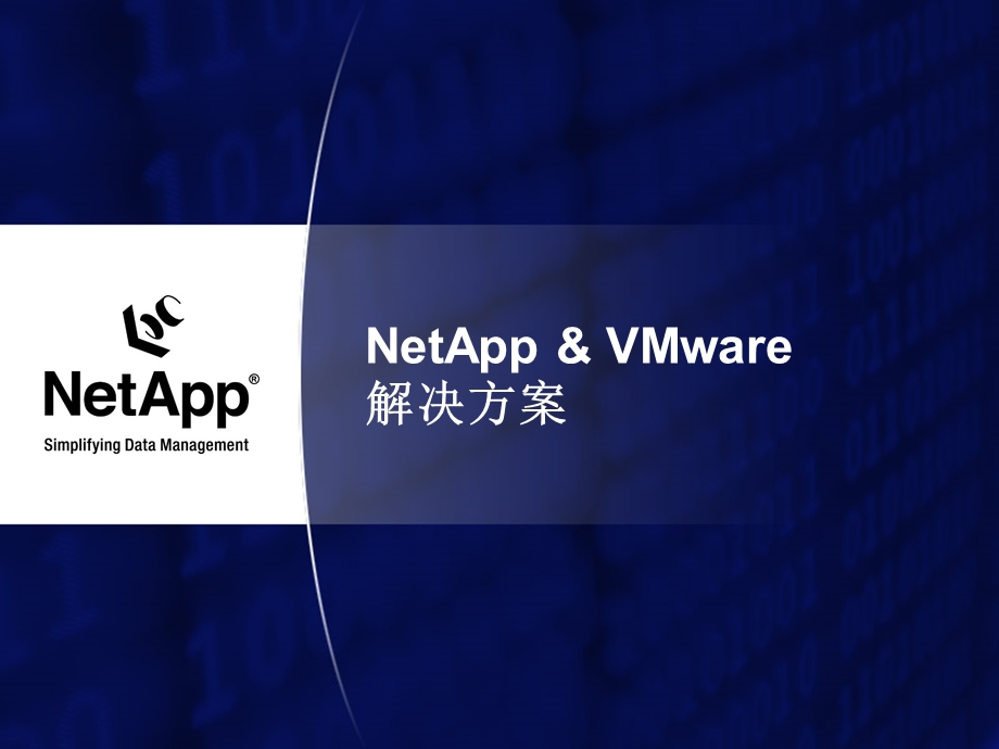 NetApp VMware解决方案.ppt_第1页