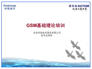 GSM基础理论培训.ppt