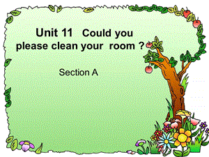 八上《Unit 11 Could you please clean your roomSection A .ppt