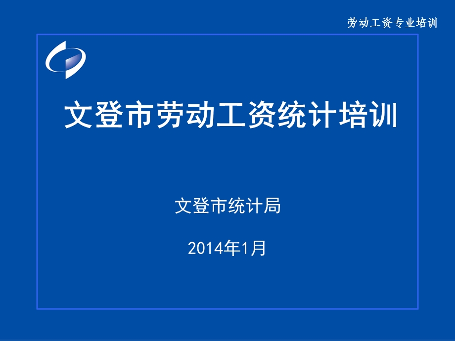 统计局劳动工资主要指标解释专题培训PPT.ppt_第1页