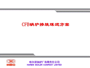 循环流化床CFB煤泥掺烧方案.ppt