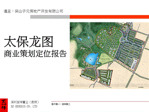 云南保山市太保龙图商业策划定位报告97PPT至祥.ppt