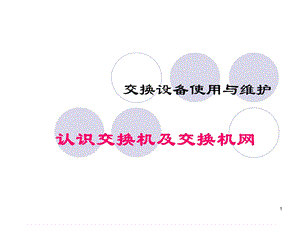 认识交换机及交换网.ppt.ppt