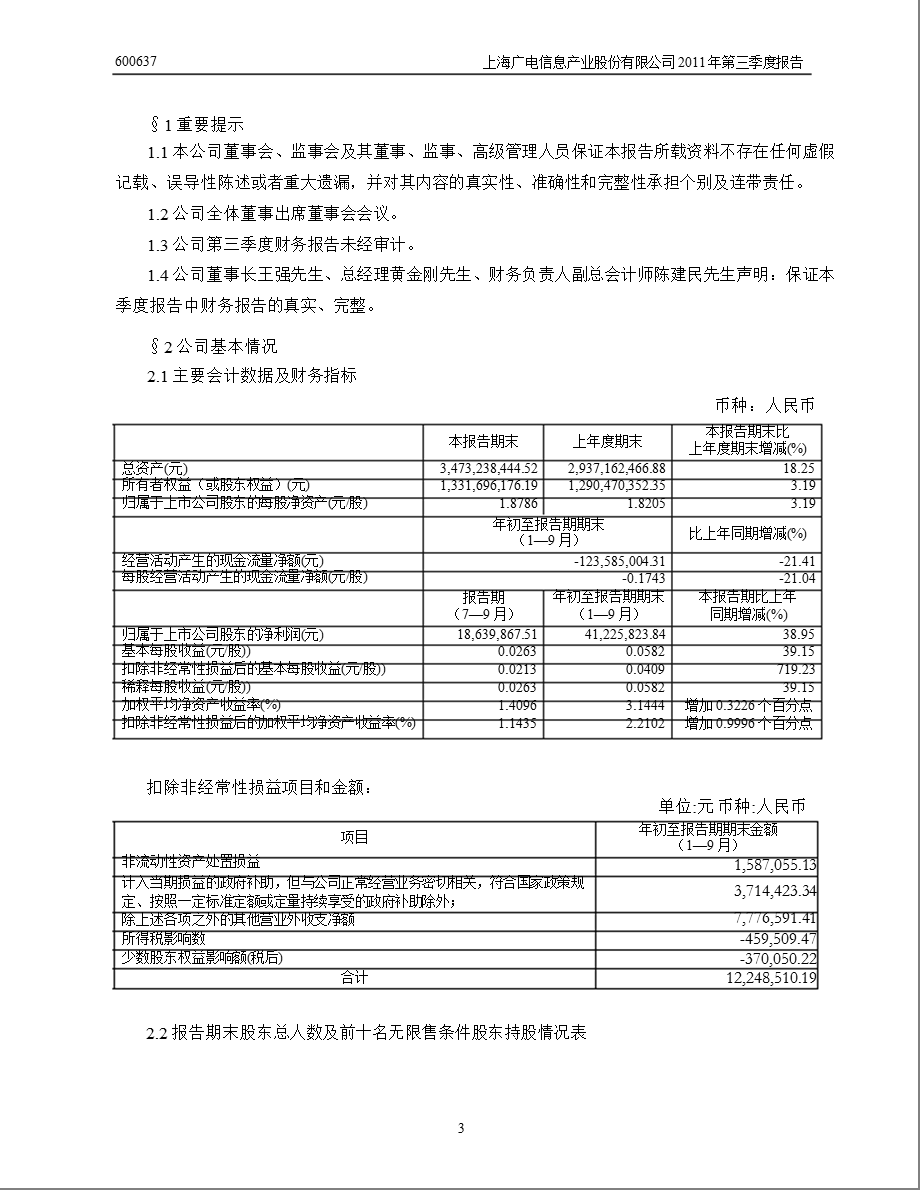 600637_2011广电信息第三季度季报.ppt_第3页