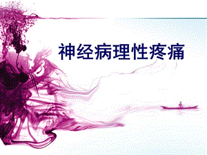 神经病理性疼痛.ppt