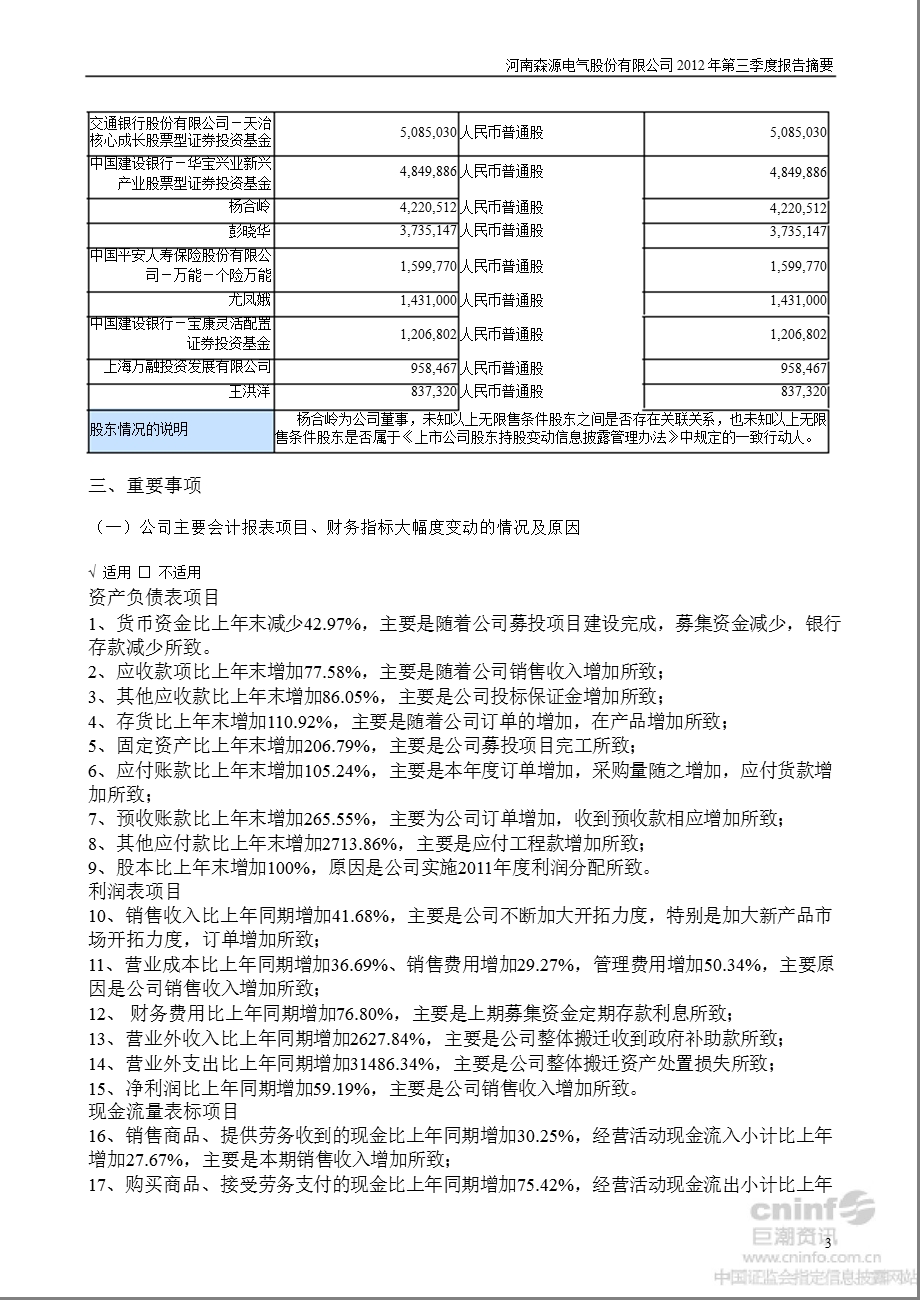 森源电气：第三季度报告正文.ppt_第3页