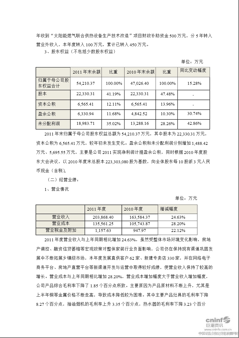 华帝股份：公司财务决算报告.ppt_第3页