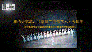 【相约天鹅湾共享天鹅湖】天鹅湾楼盘普希金芭蕾舞团天鹅湖之夜暨天鹅湖新闻发布会策划案(1).ppt