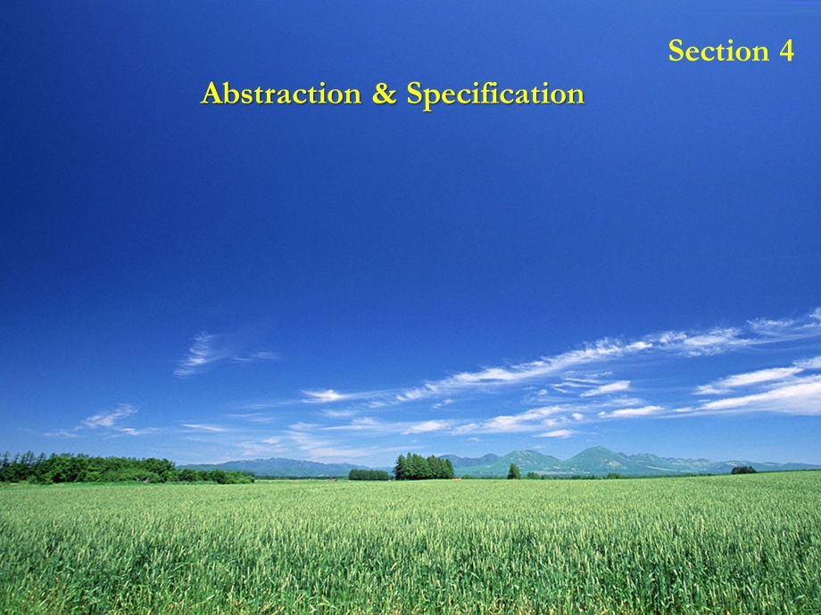 英译汉Lecture8 Abstraction & Specification.ppt_第1页