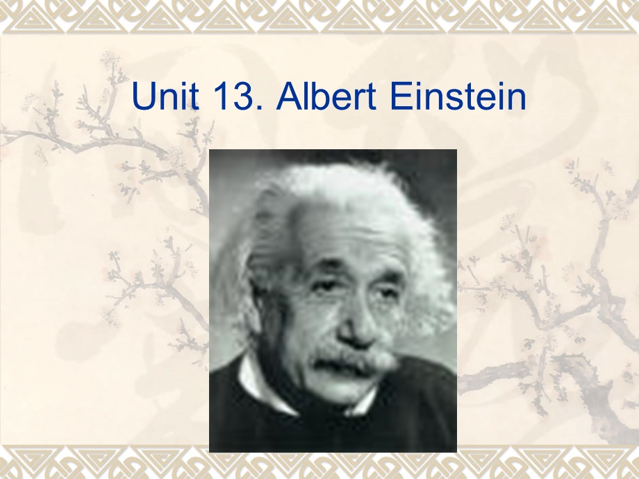 Unit 13 Albert Einstein.ppt_第1页