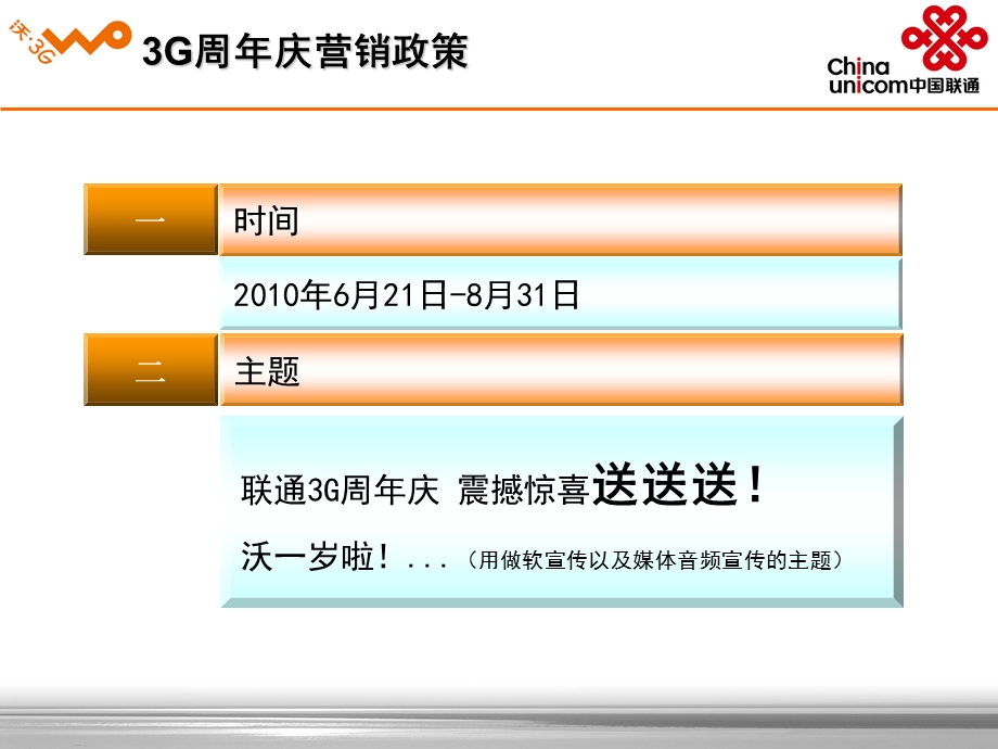 中国联通3G周庆营销政策方案.ppt_第2页