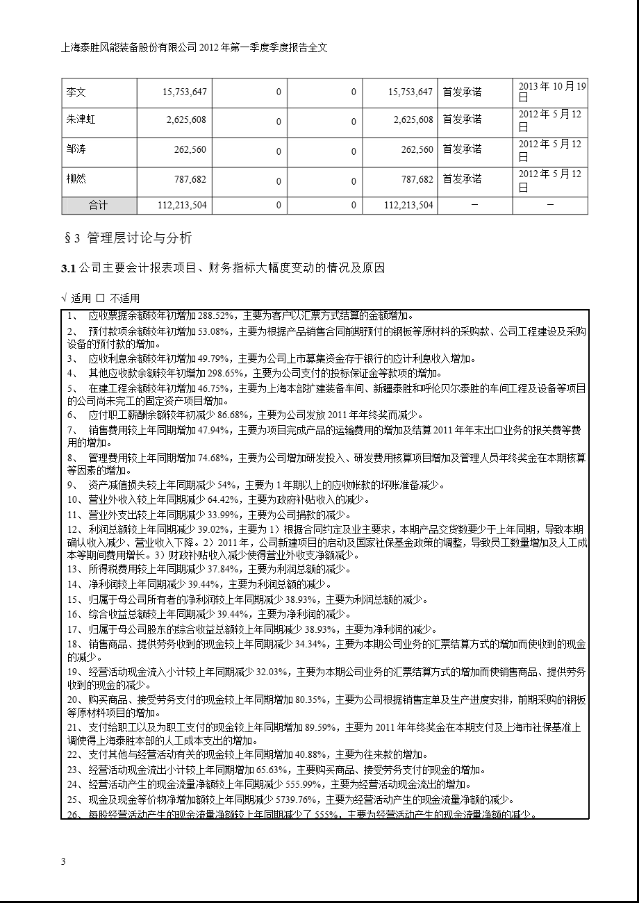 泰胜风能：第一季度报告全文.ppt_第3页