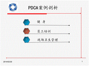 PDCA简单案例.ppt