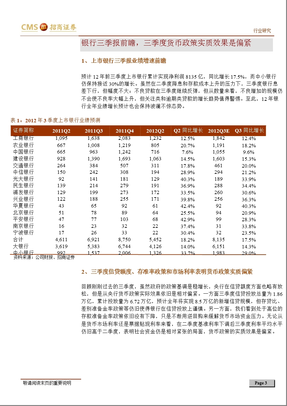 10月银行业观察报告：未调整的三季报更便宜的银行股1015.ppt_第3页