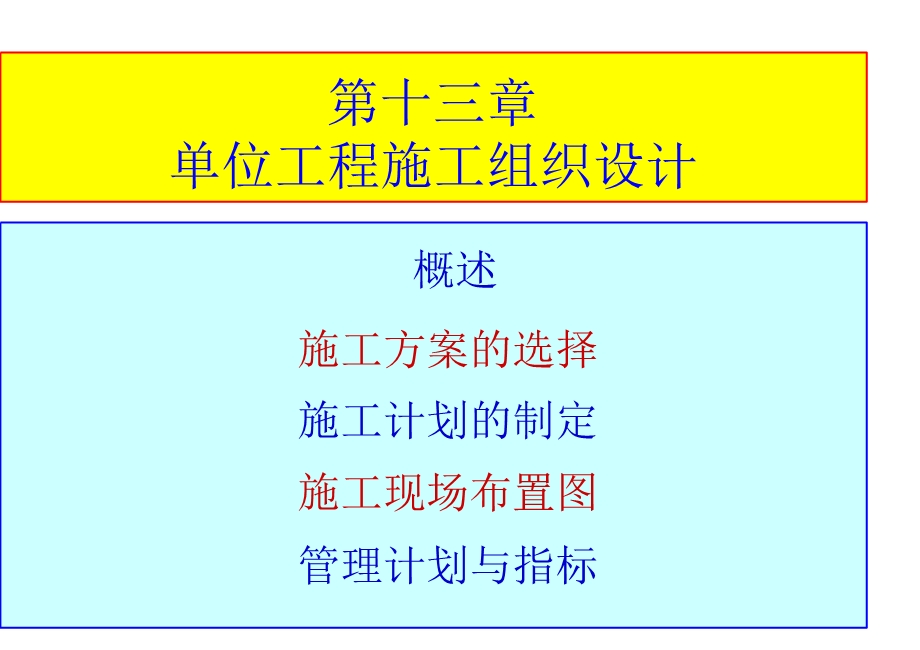 单位工程施工组织设计(3).ppt_第1页