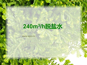 [生产经营管理]240m3脱盐水.ppt