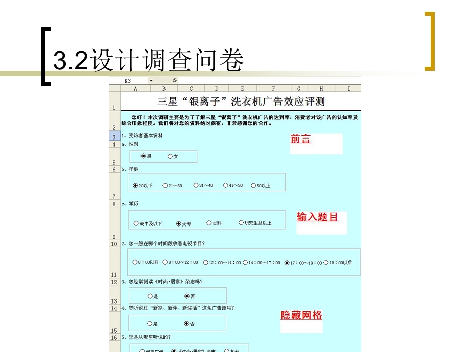 EXCEL在市场调查和统计中的应用.ppt_第3页