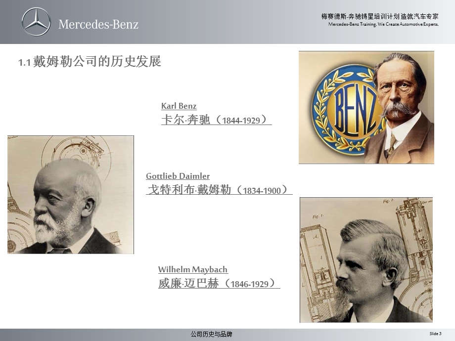 BENZ奔驰公司历史与品牌介绍手册.ppt_第3页