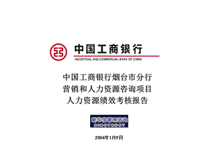 烟台工商银行人力资源项目报告701.ppt