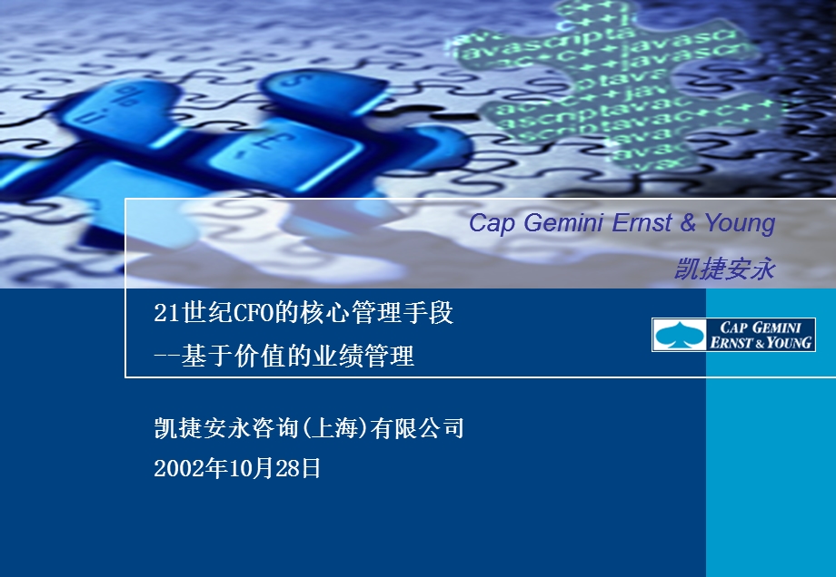 CFO基于价值的业绩管理1.ppt_第1页