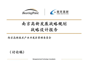 南京高新战略规划报告8-毕博咨询(1).ppt