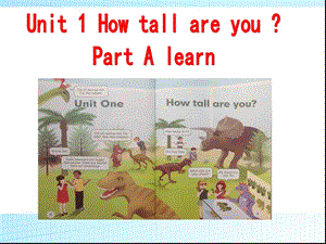 新版六英下册unit1howtallareyoupartalet39;slearn.ppt