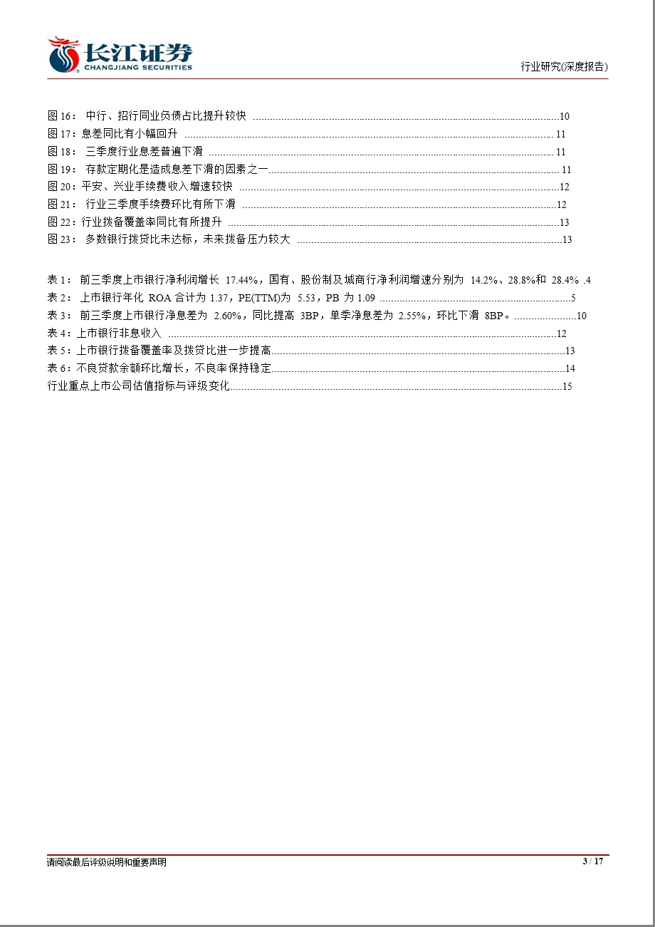 银行业三季报综述：短期无进攻性未来存在估值中枢上移机会1107.ppt_第3页