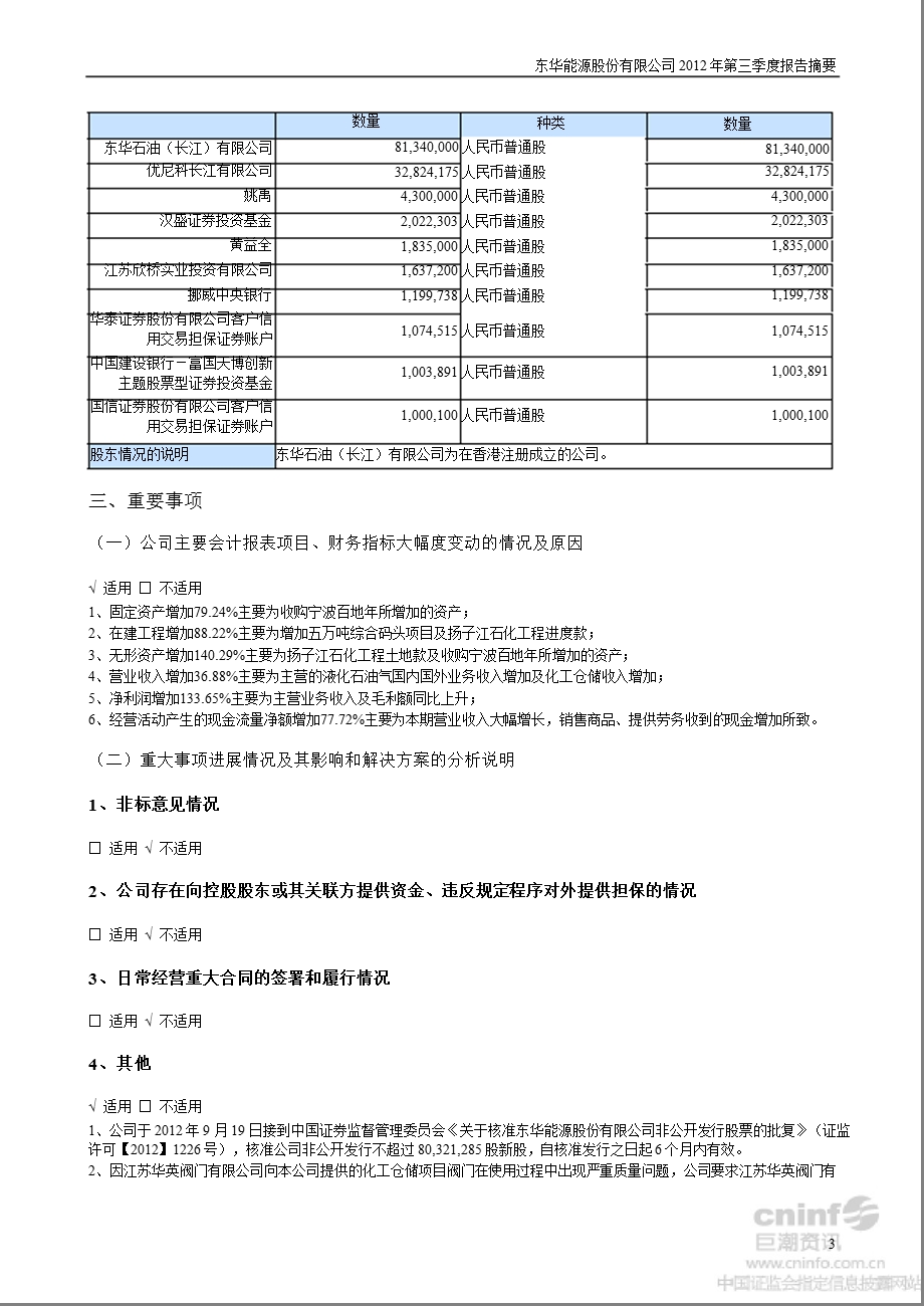 东华能源：第三季度报告正文.ppt_第3页