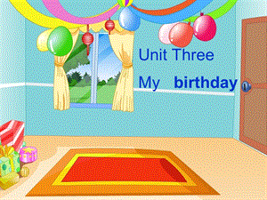 PEP小学五年级英语下册Unit3 PartA《My birthday》课件.ppt