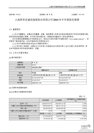 斯 米 克：半报告摘要.ppt