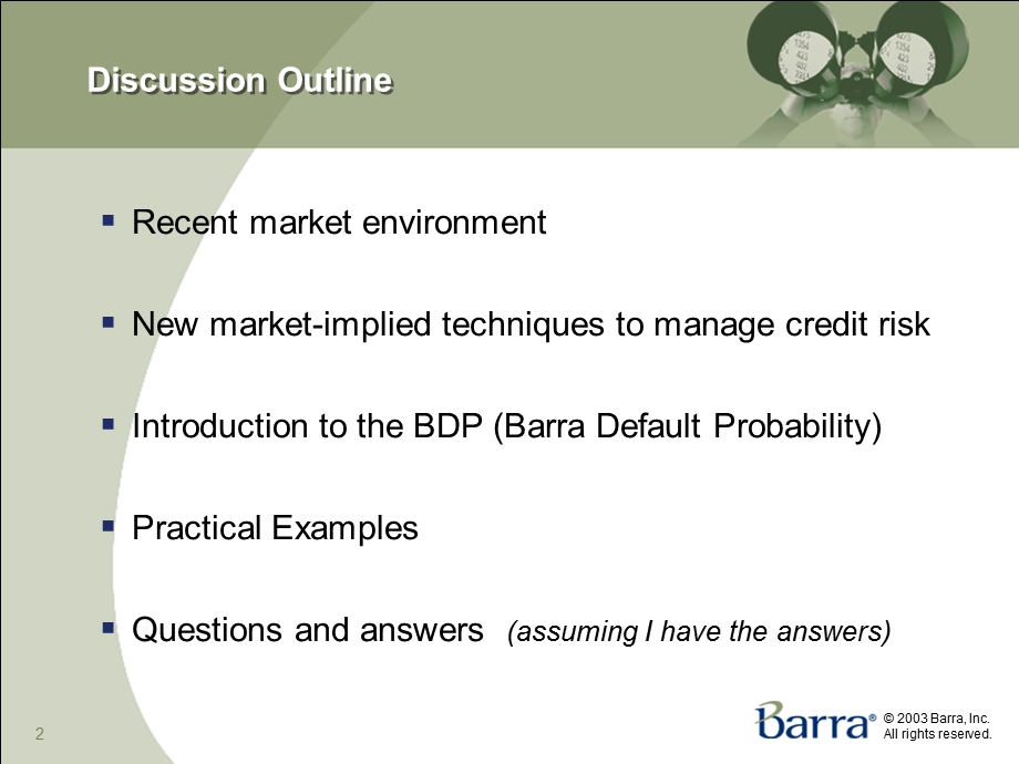 New Techniques for Managing Credit Risk.ppt_第2页