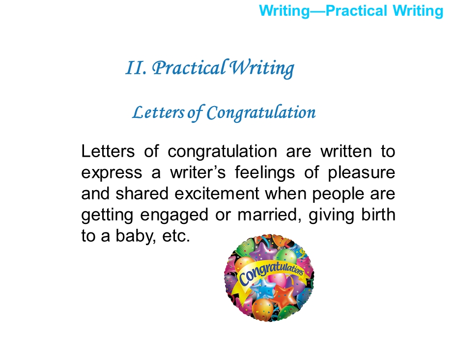 贺信 Letters of Congratulation.ppt_第1页