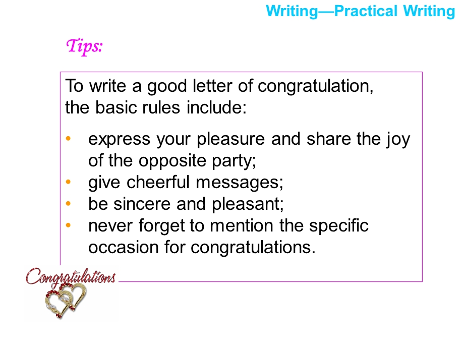 贺信 Letters of Congratulation.ppt_第2页