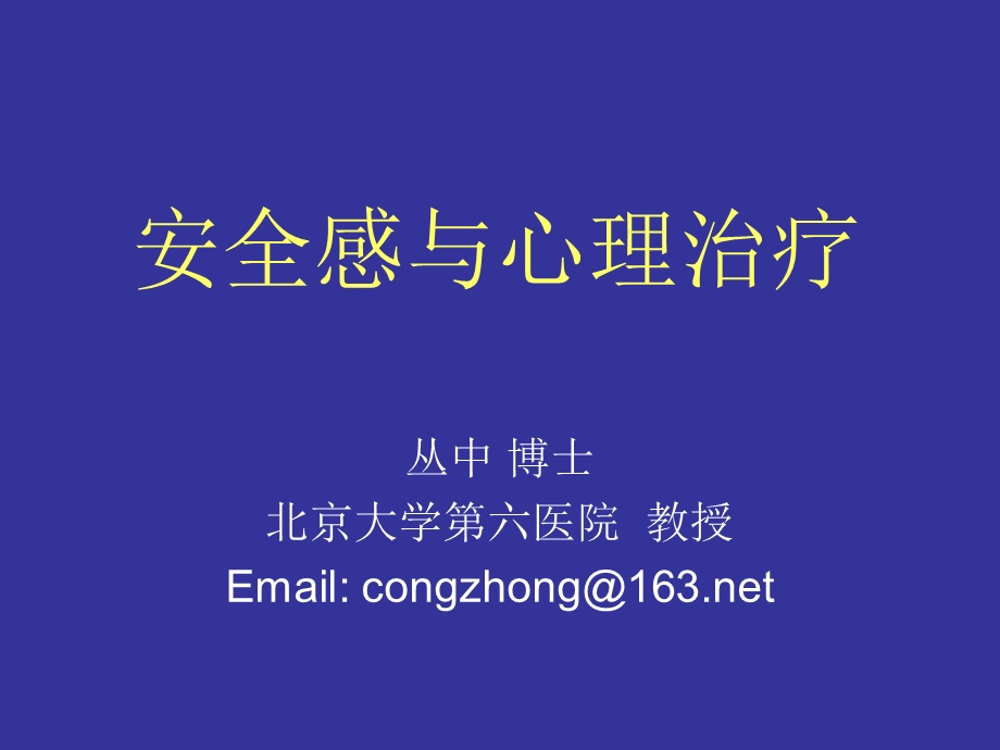 安全感与心理治疗.ppt_第2页