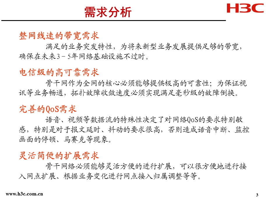 高品质IP城域网解决方案——H3C.ppt_第3页