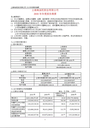 600841上柴股份报摘要.ppt