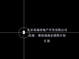 北京沿海赛洛城商业销售计划汇报-111PPT.ppt