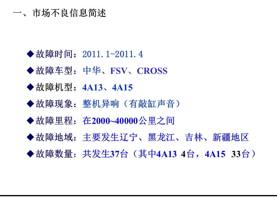 4A发动机敲缸分析活塞偏磨问题质量分析报告.ppt_第3页