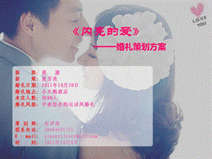 超级唯美婚礼策划方案.ppt