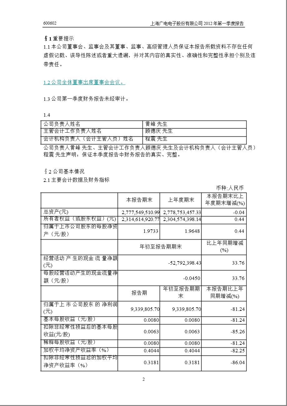 600602 广电电子第一季度季报.ppt_第3页